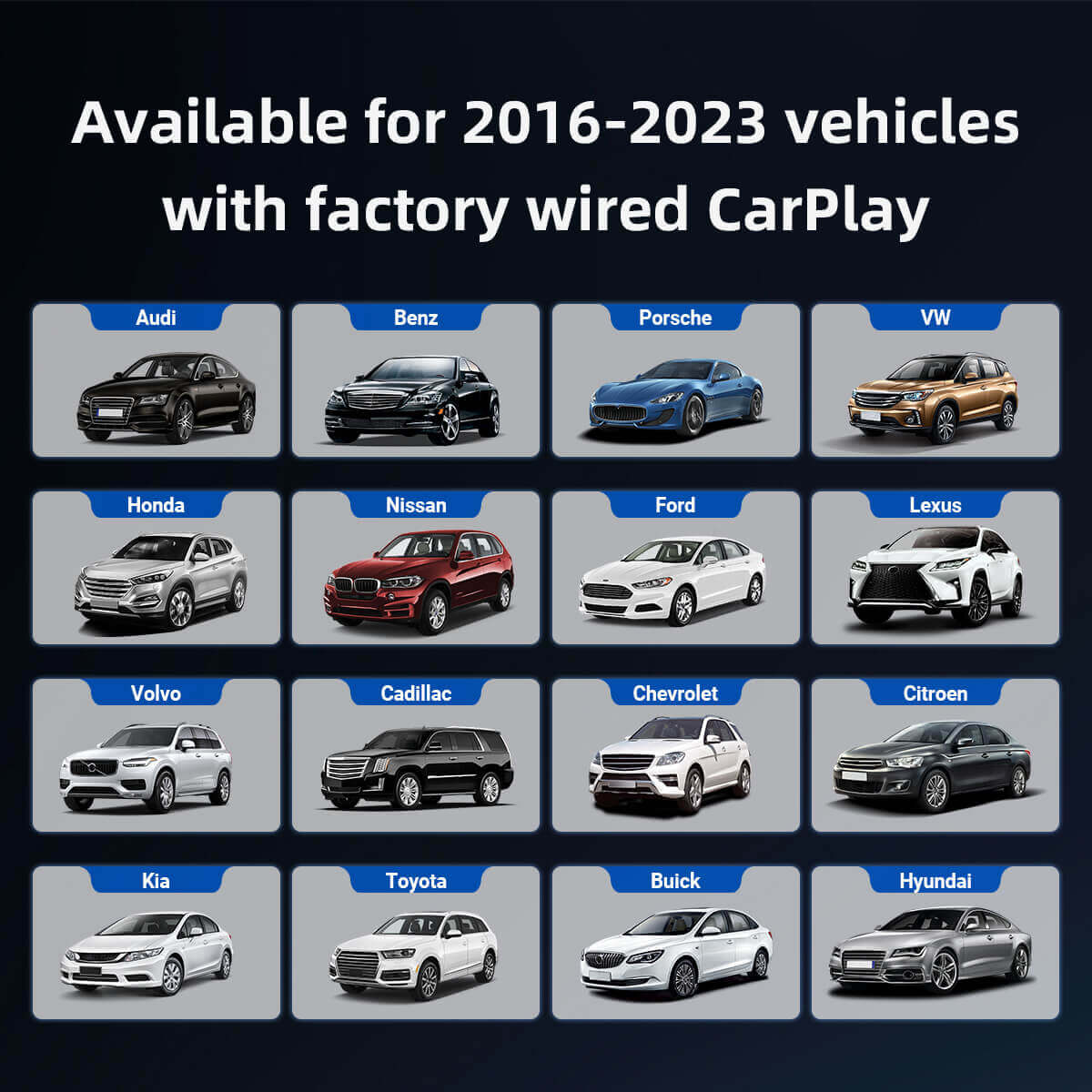 OTTOCAST® Play2Video Pro – Wireless Smart Car Media Box