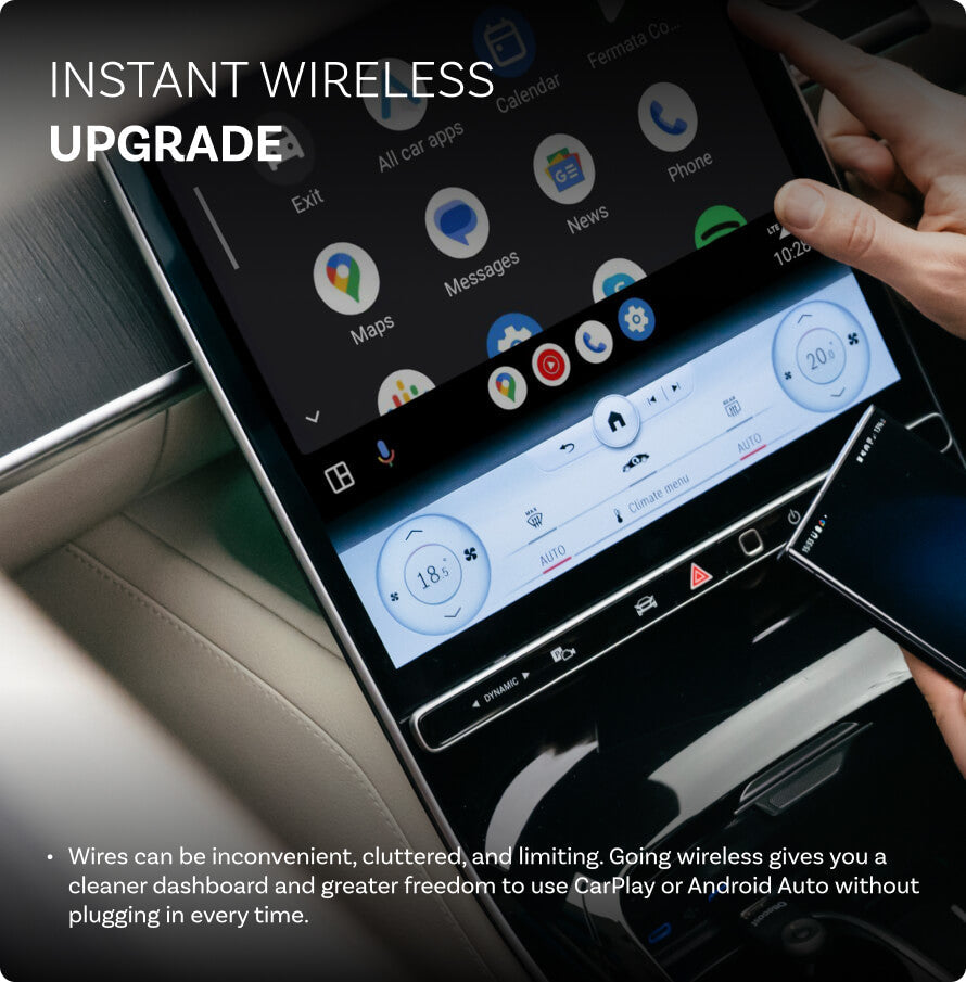 Mini Wireless Adapter for CarPlay and Android Auto