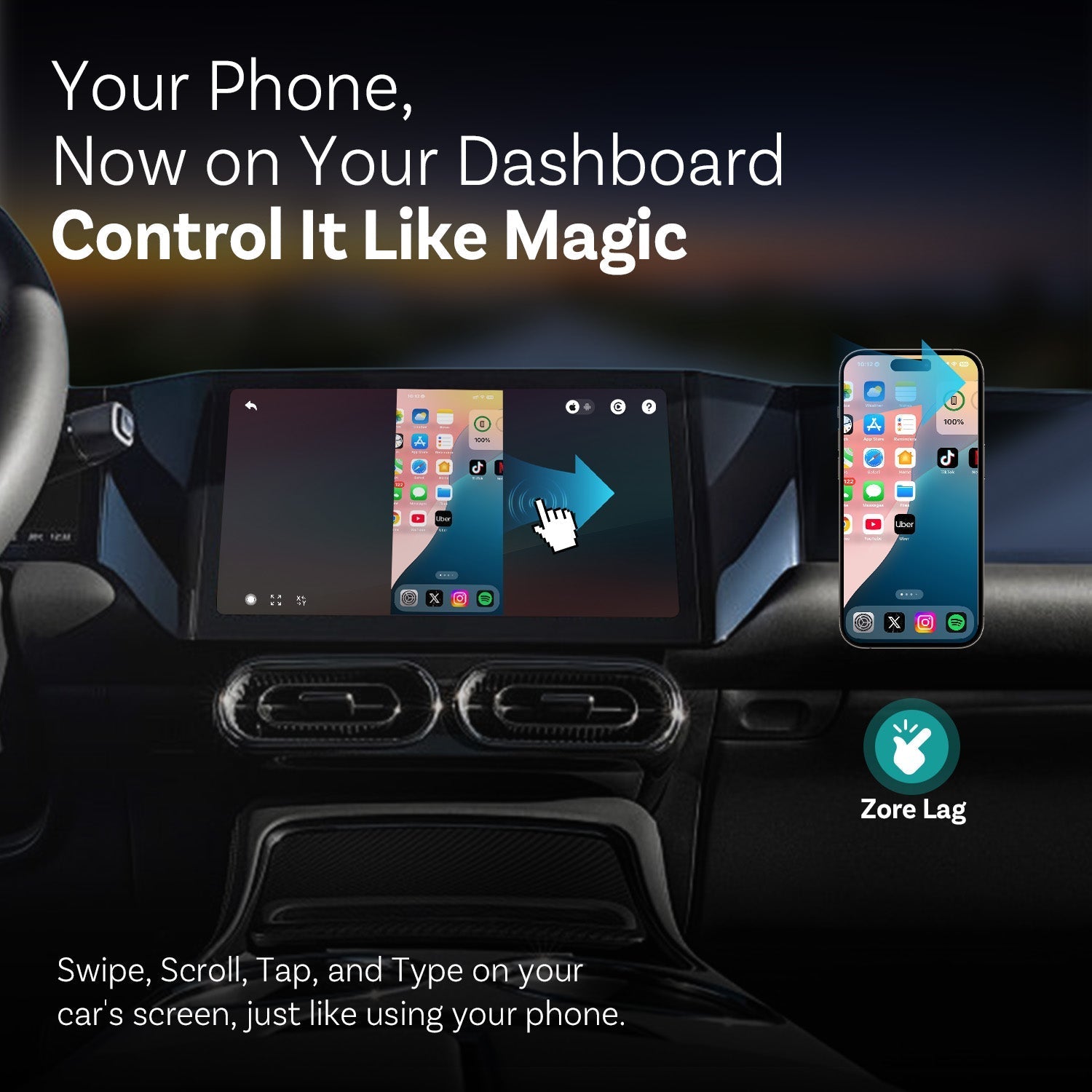 Mirror Touch – Wireless CarPlay Converter