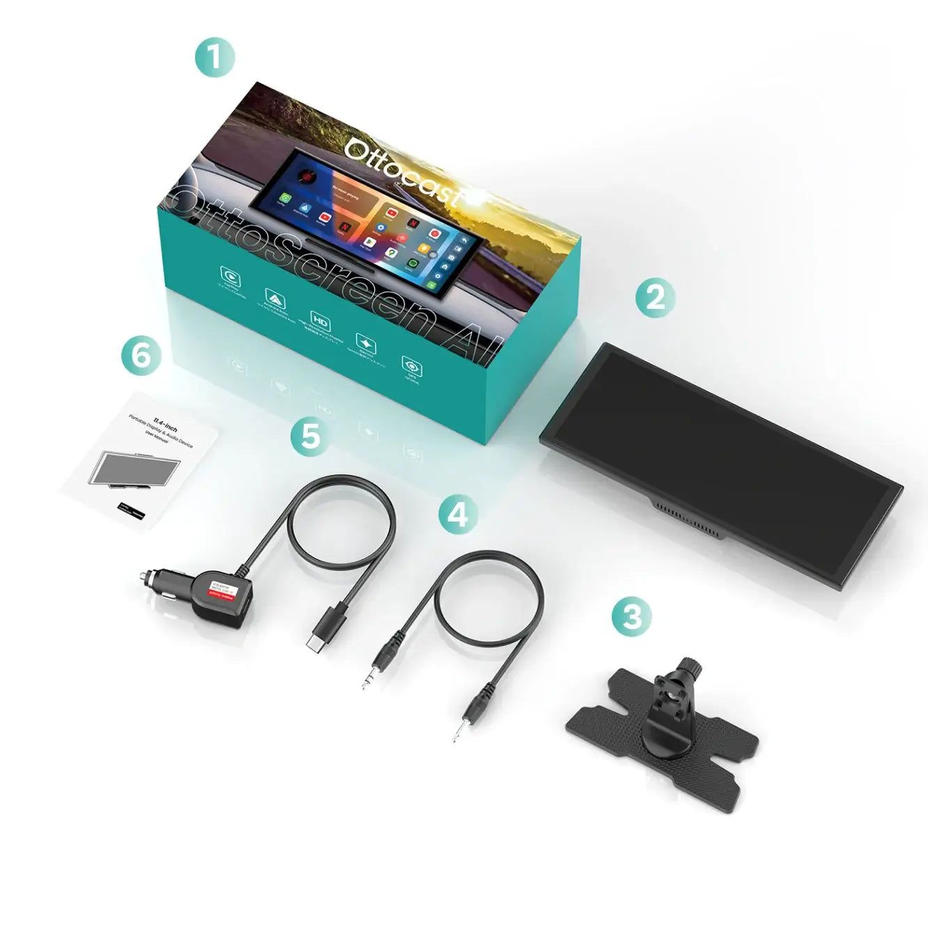 Ottoscreen AI – شاشة ذكية للسيارة تعمل بالذكاء الاصطناعي