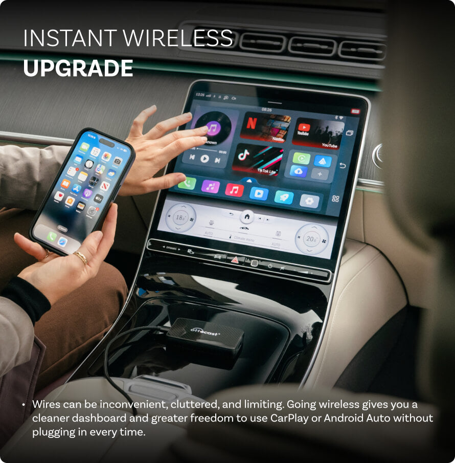 Play2Video Pro – All-in-One Wireless Converter for CarPlay and Android Auto