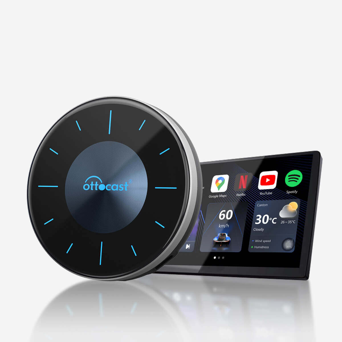 (كمية محدودة) OttoAibox P3 – صندوق CarPlay ذكي
