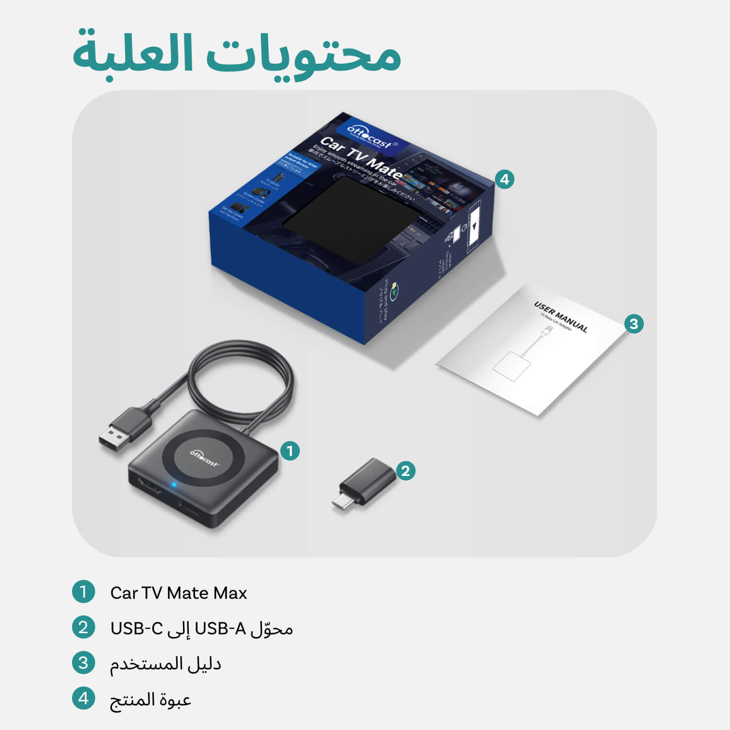 Car TV Mate Max – Wireless CarPlay and Android Auto System with Multimedia via HDMI