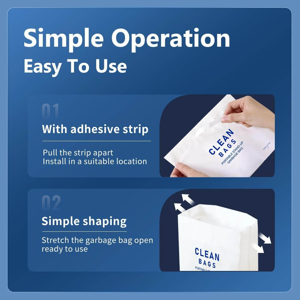 Waterproof Disposable Car Trash Bags