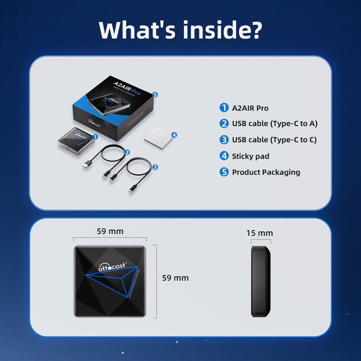 محول أندرويد أوتو اللاسلكي A2Air Pro (عرض اليوم الخاص بخصم 26%)