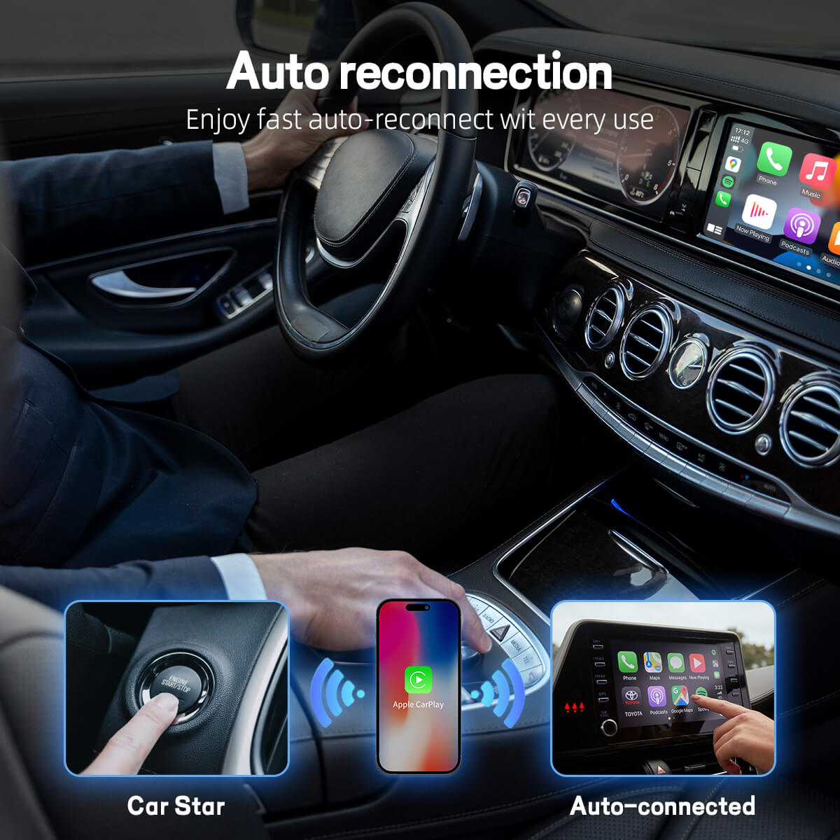 U2AIR Pro – Wireless CarPlay Converter