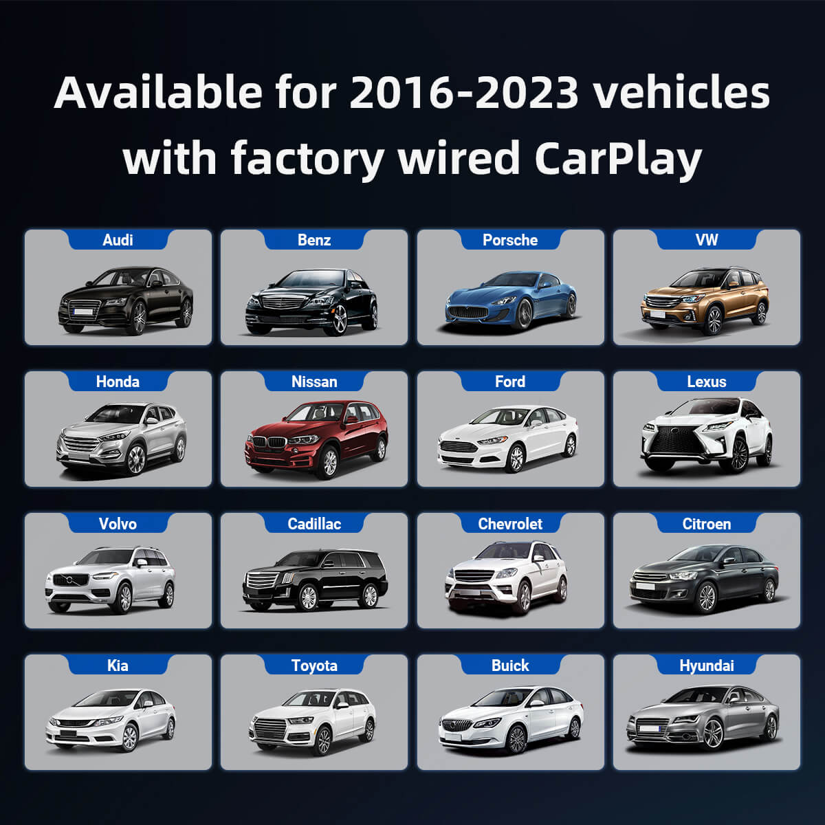 (كمية محدودة) Play2Video Pro – محول لاسلكي الكل في واحد لـ CarPlay و Android Auto