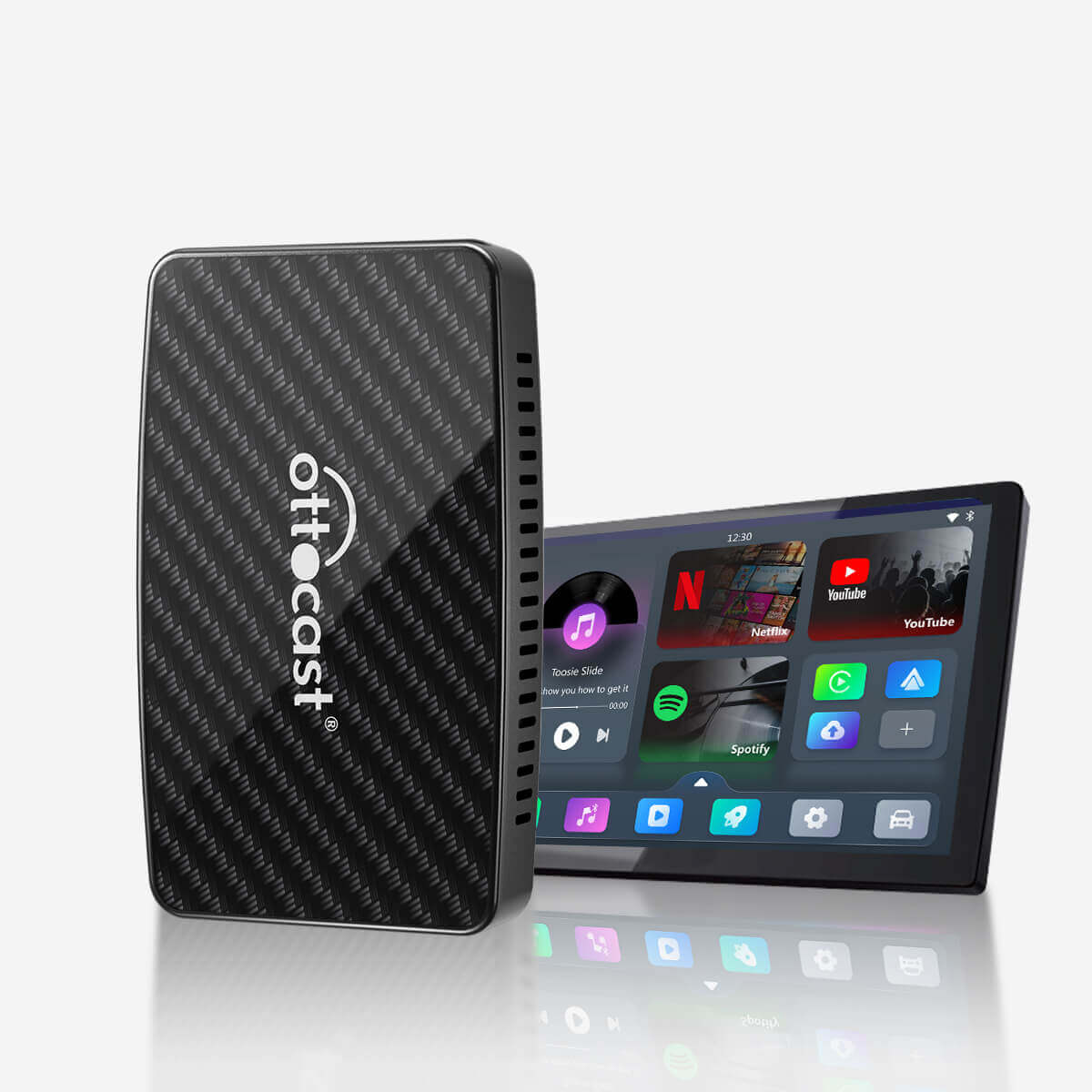 (كمية محدودة) Play2Video Pro – محول لاسلكي الكل في واحد لـ CarPlay و Android Auto