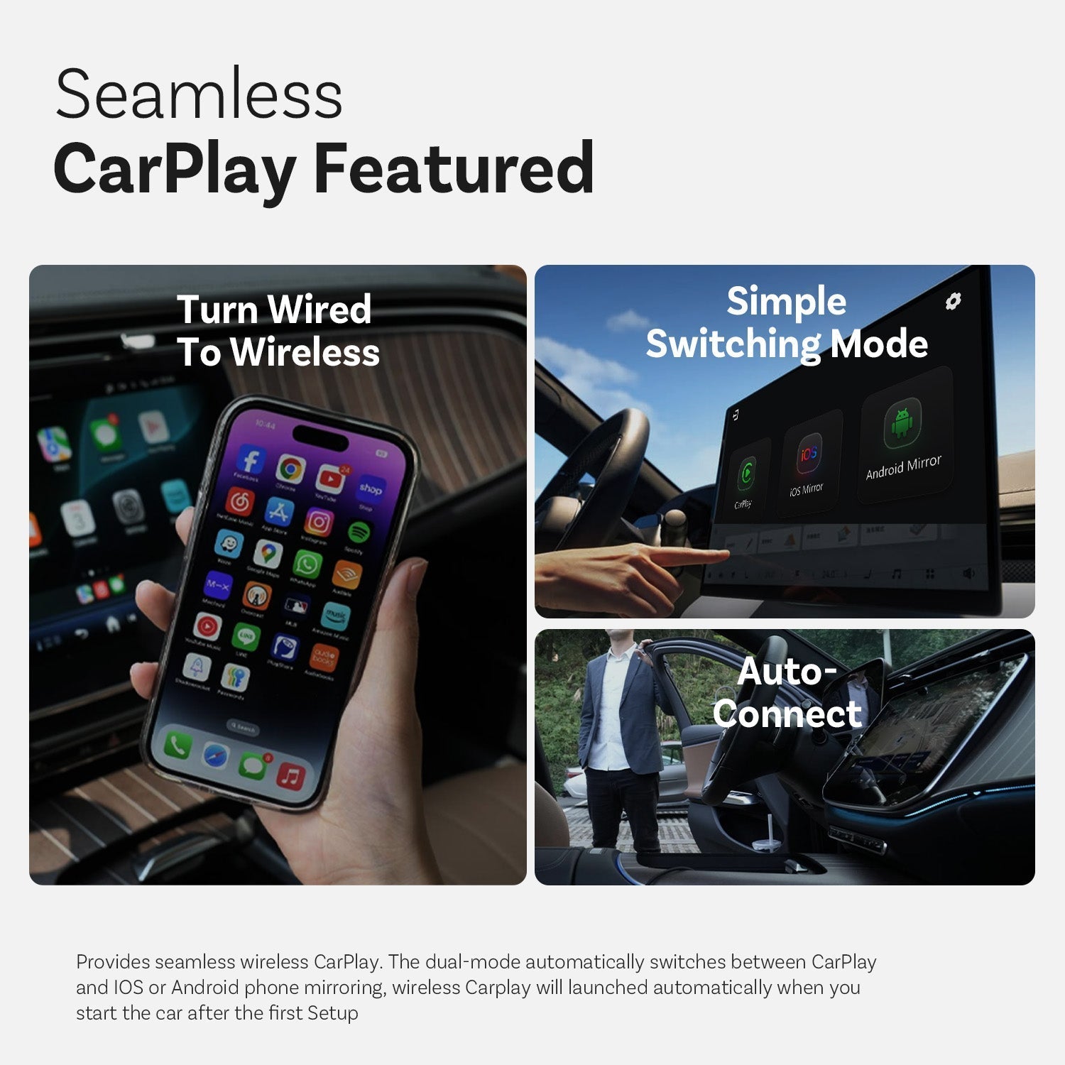 Mirror Touch – Wireless CarPlay Converter