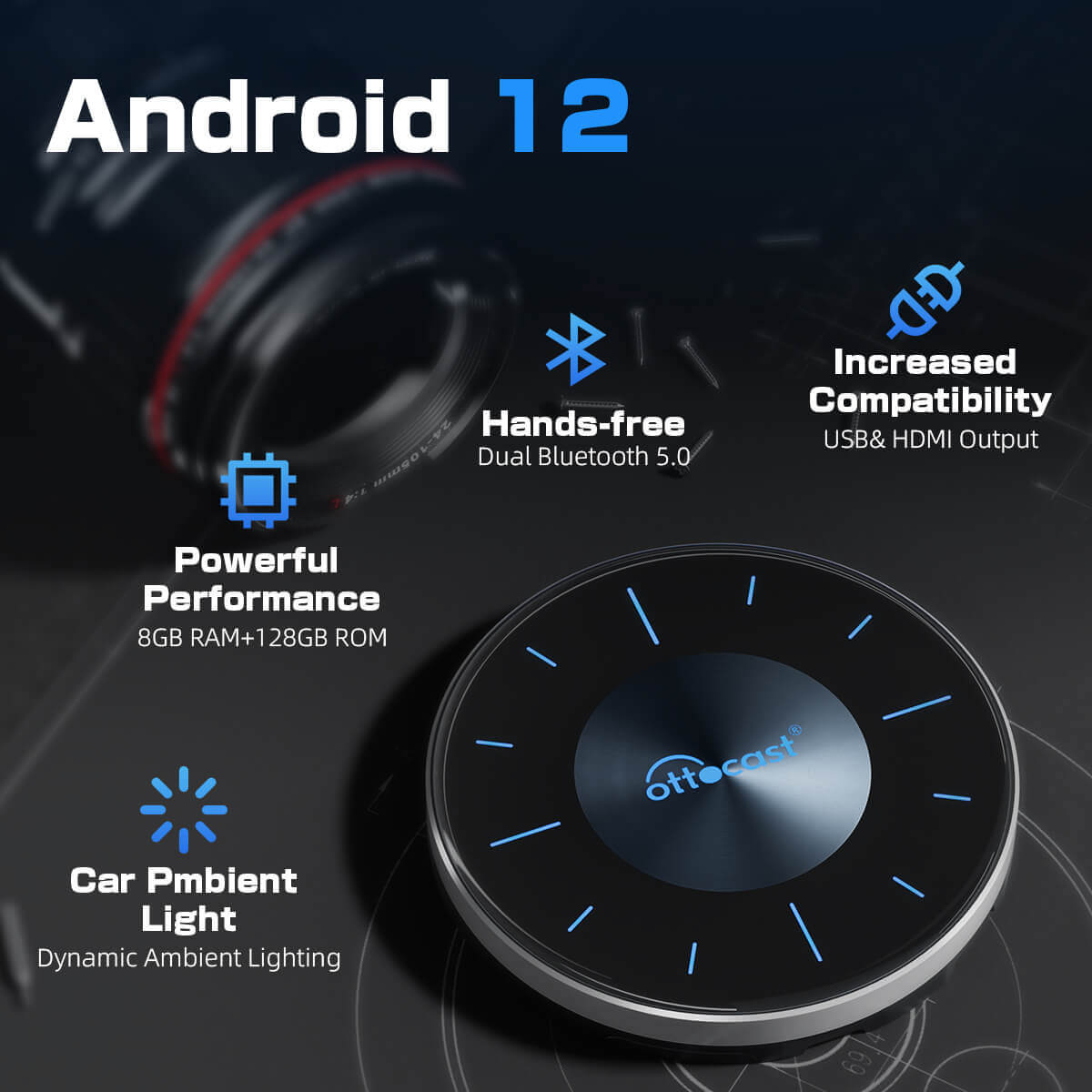 (كمية محدودة) OttoAibox P3 – صندوق CarPlay ذكي