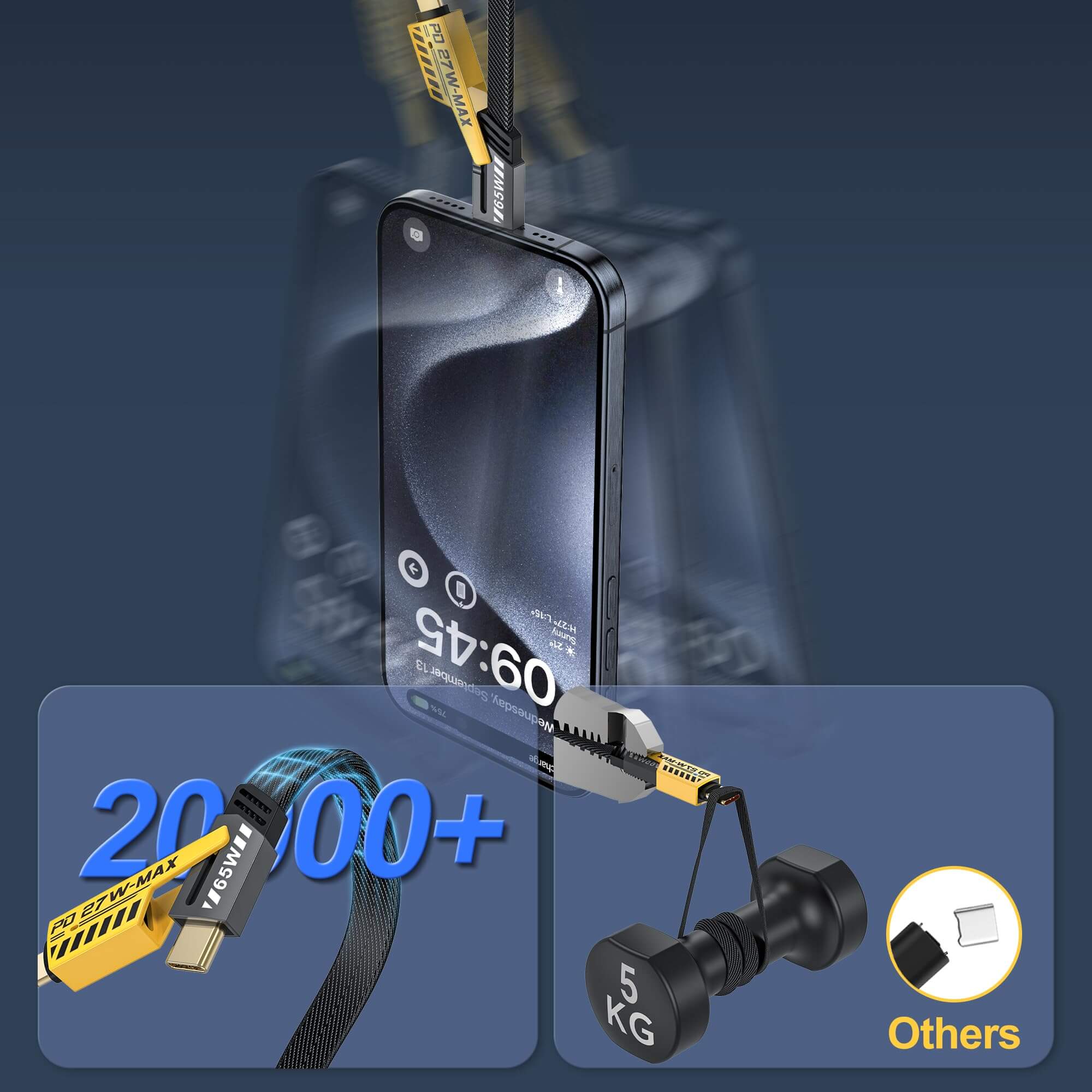 كابل شحن سريع شامل 4 في 1