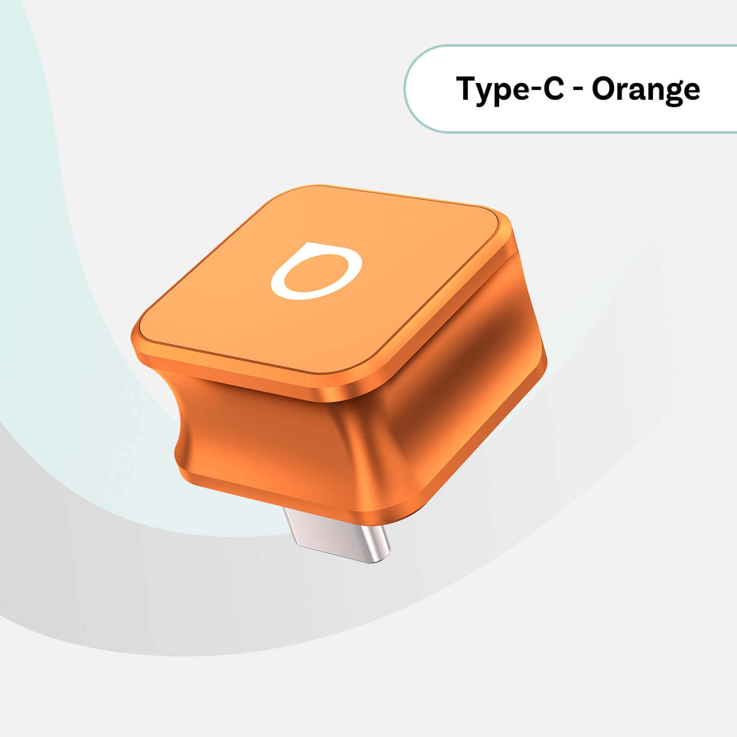 محول Ottocast Mini Cube 3.0 اللاسلكي لـ CarPlay وAndroid Auto – لون Cosmic Orange البرتقالي الكوني